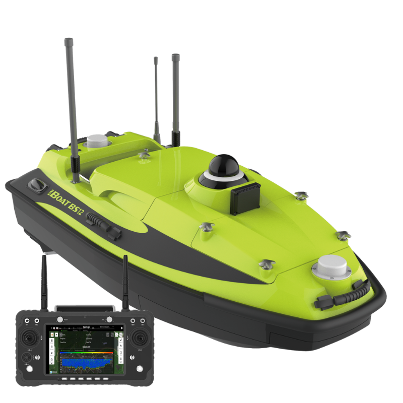 Dron acuático autónomo diseñado para realizar levantamientos hidrográficos y batimétricos de forma automática