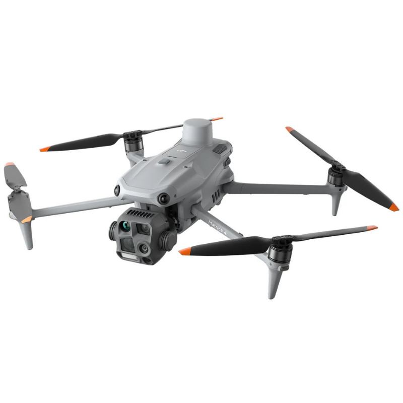 El DJI Matrice 4T permite realizar inspecciones detalladas y detectar diferencias de temperatura, siendo ideal para infraestructura, industria, seguridad y operaciones de búsqueda y rescate
