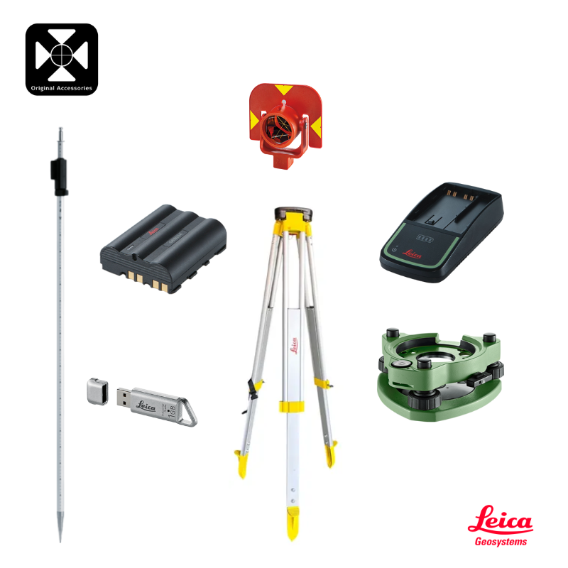 Estación total Leica TS07 con AutoHeight para medición automática de altura