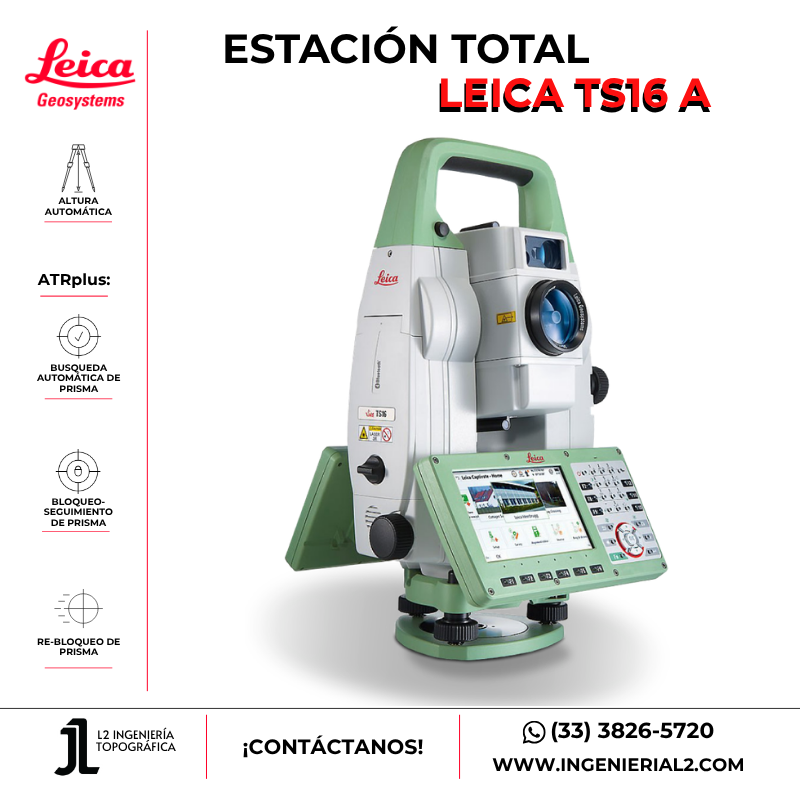Estación total con autoaprendizaje para el estudio topográfico en todo tipo de condiciones.