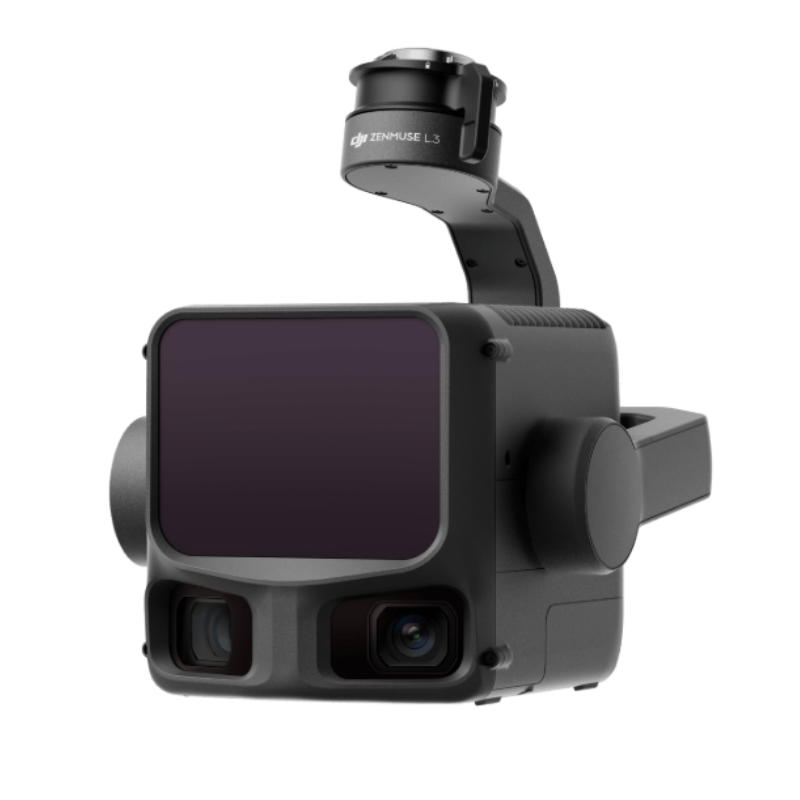 El Zenmuse L3 permite capturar grandes volúmenes de información 3D, incluso en zonas con vegetación, para proyectos de topografía, infraestructura, minería, mapeo, etc