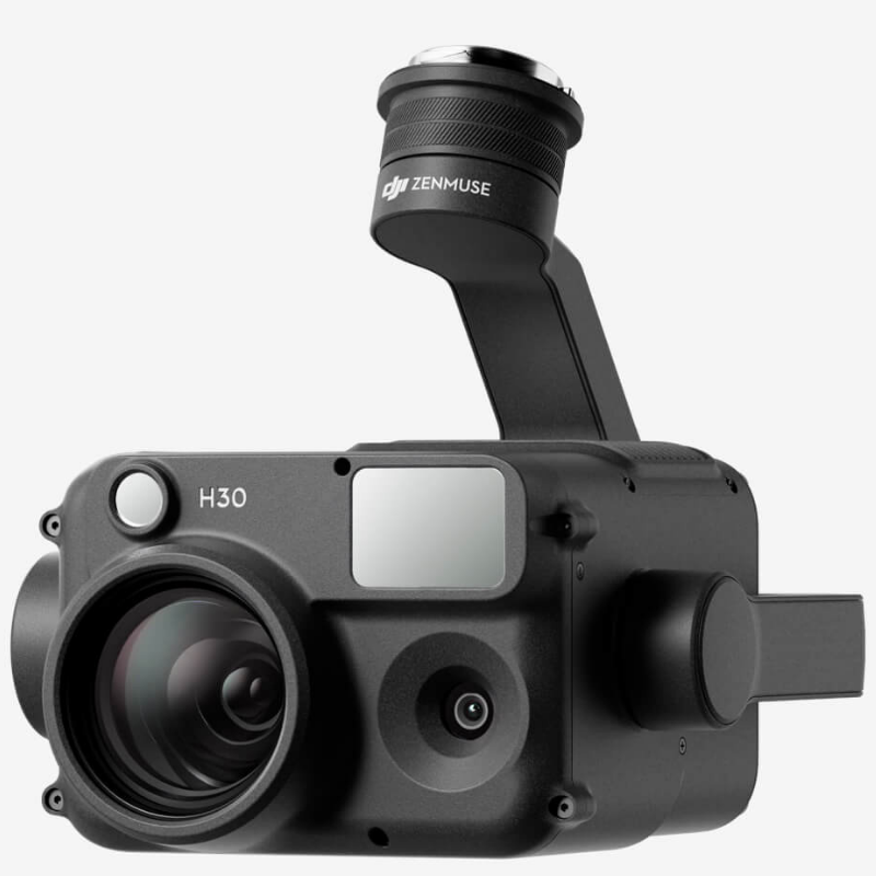 La Zenmuse H30 permite realizar inspecciones detalladas y monitorear infraestructura, industria, energía y seguridad en diferentes condiciones de operación.
